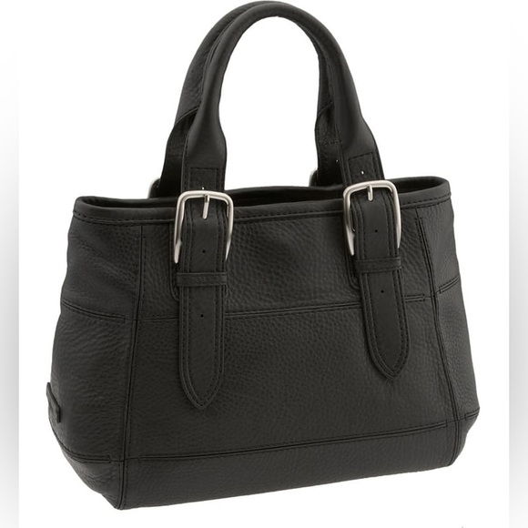 🎀 COLE HAAN Black PEBBLED LEATHER TOTE BAG (NWT) - Picture 2 of 16